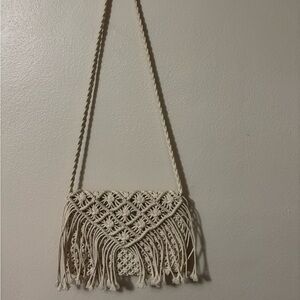 Macrame purse